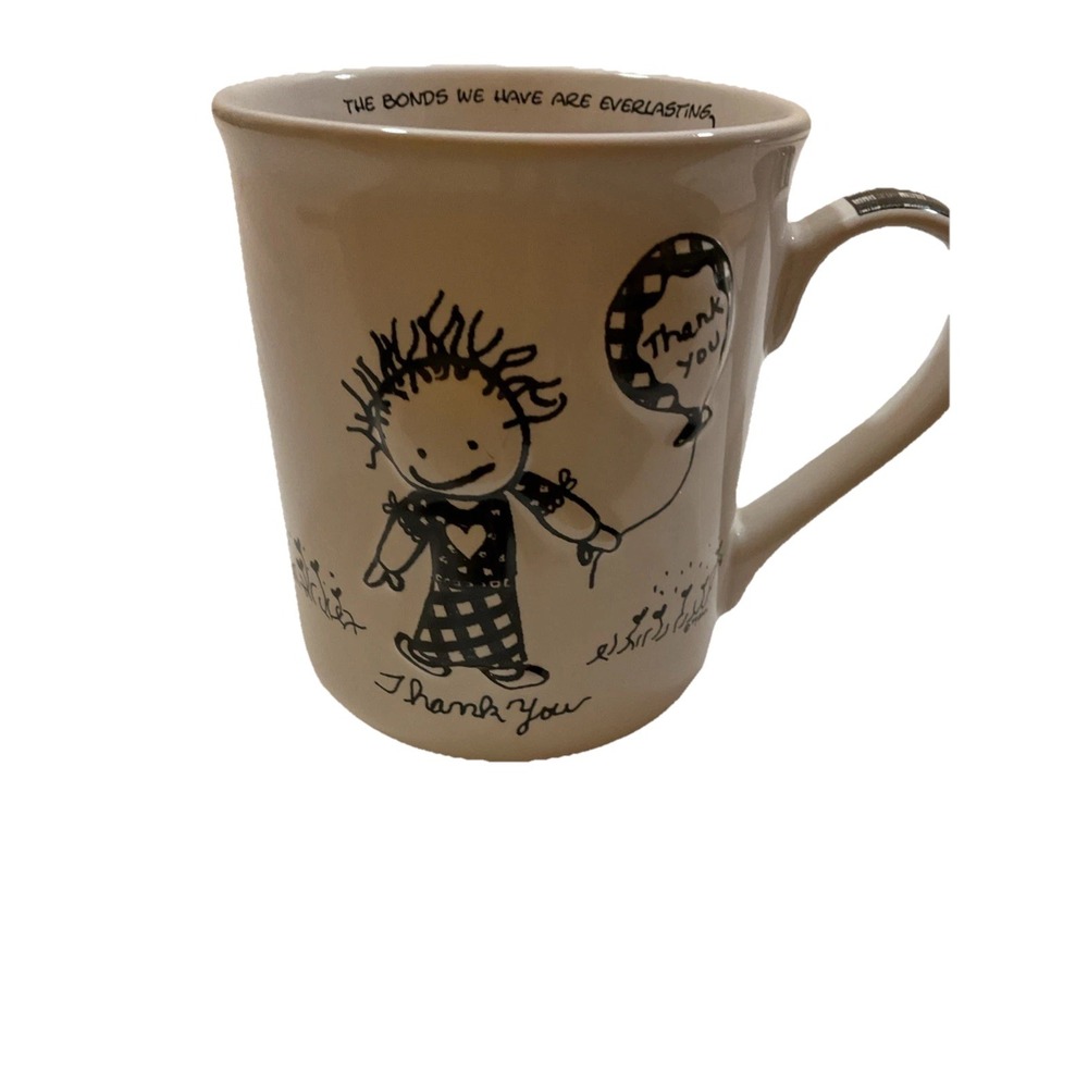 Enesco Children of the Inner Light Embossed Thank‎ You Coffee Mug 16 Ounce
